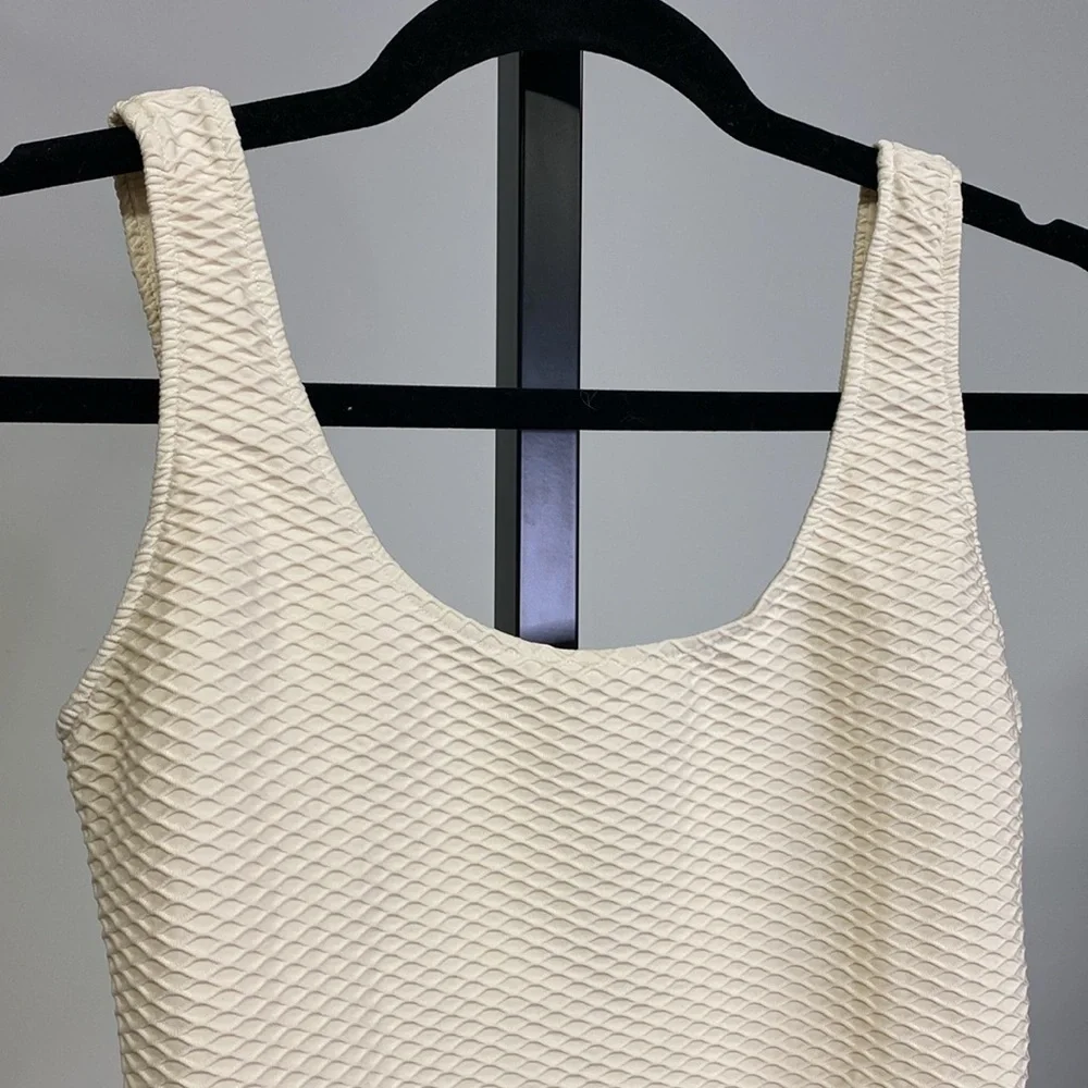 ANINE BING Jace One Piece In Color Cream - Picture 6 of 8